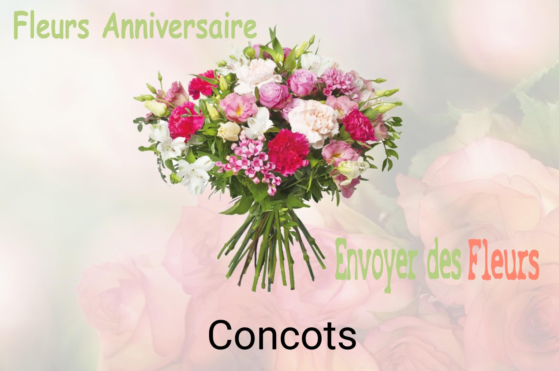 Bouquet de fleurs d’anniversaire livré à Concots